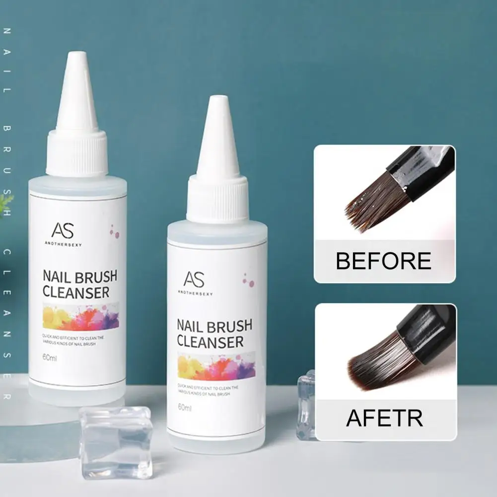 

60ml Nail Polish Remover Quick Dissolve Nail Gel Cleaner No Odor Nail Gel Wash Pen Water Remain Glue Gel Remover Manicure Tools