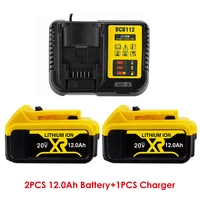 20v 120000mah dcb200 dcb203 dcb181 dcb180 dcb200 dcb201 dcb201 2 l50 rechargeable li ion battery for dewalt power tools