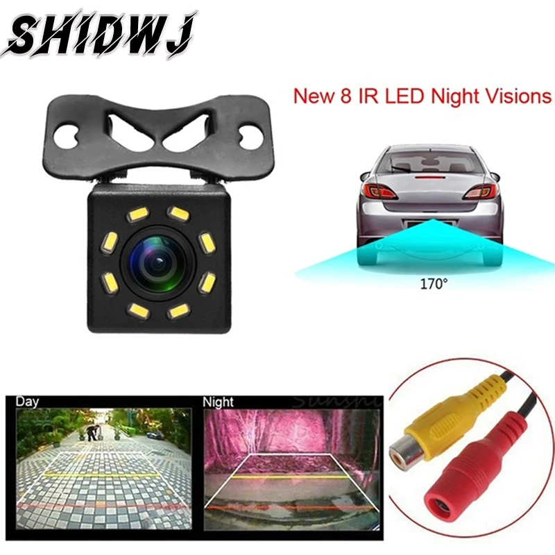 

Универсальная автомобильная камера заднего вида со светодиодной подсветильник