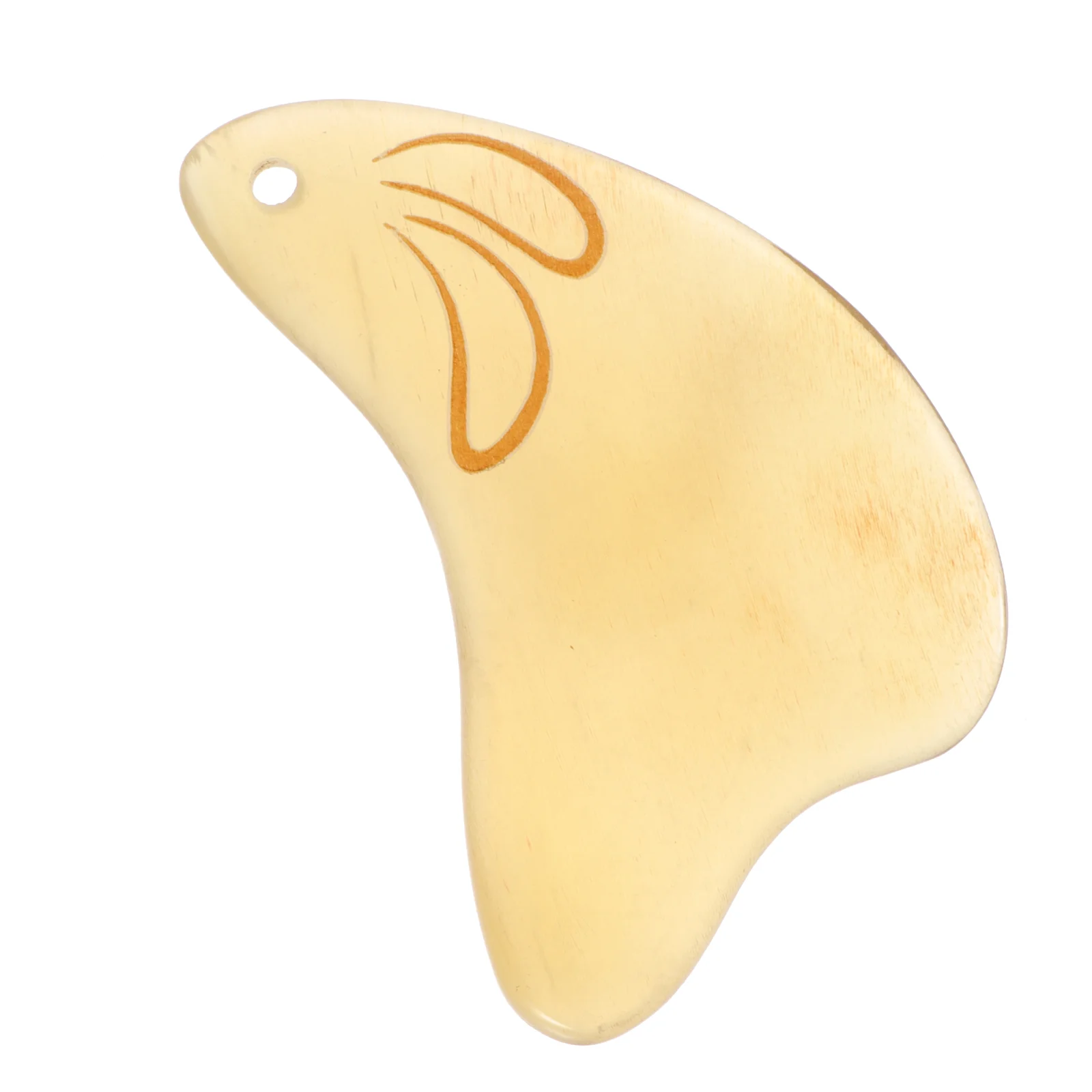 

Comfortable Facial Scraping Board Sheep Horn Scraping Board Massager for Home Salon