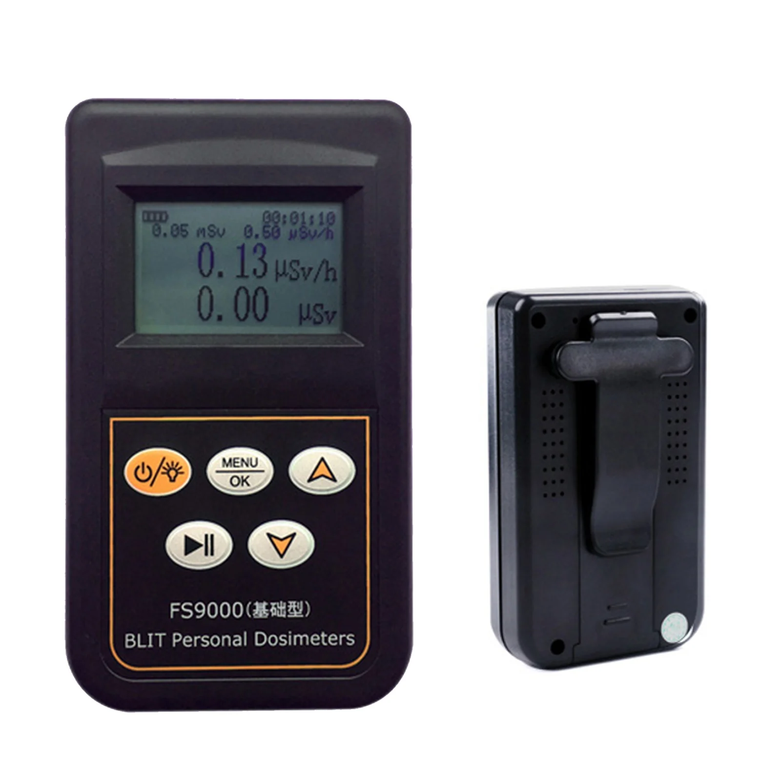 

Nuclear Radiation Detector Radioactive Marble Ionization Tester X-rays Y-rays Chinese English Language Black gaiger counter