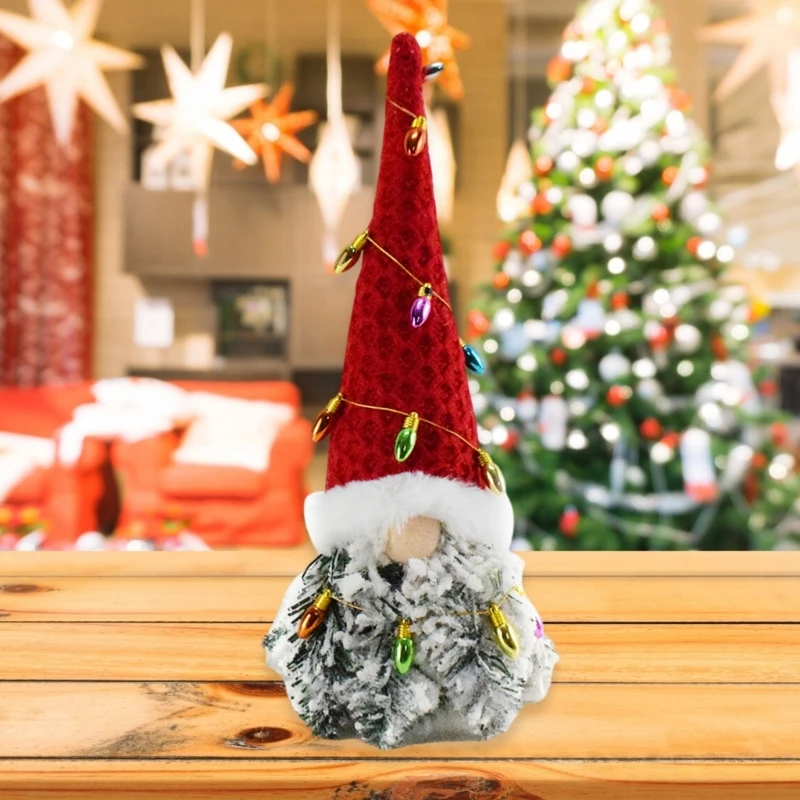 Искусственный струнный свет старика гнома плюшевая фигурка куклы