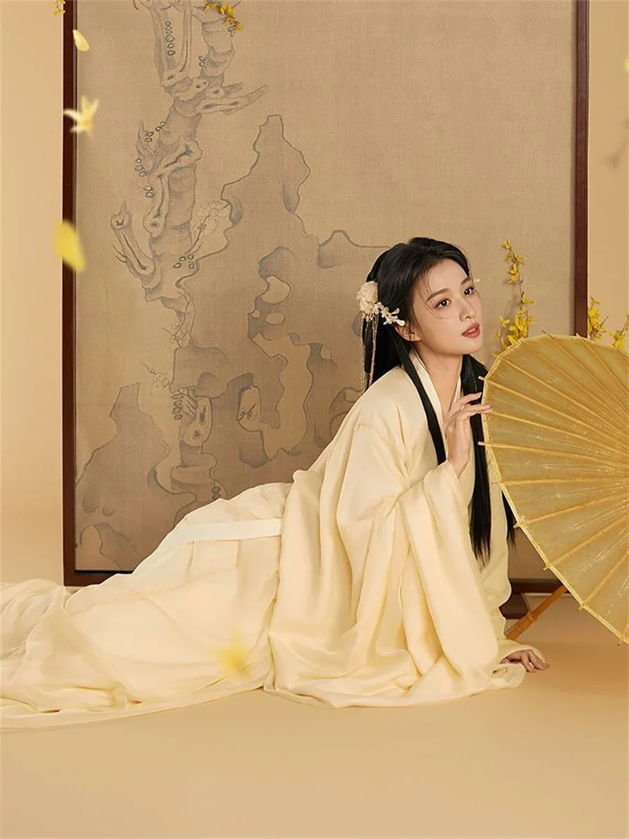 WeiJin-Robe Hanfu Traditionnelle Alberoise pour Femme Vêtements Rétro de Scene Костюмы variPrincesse Косплей