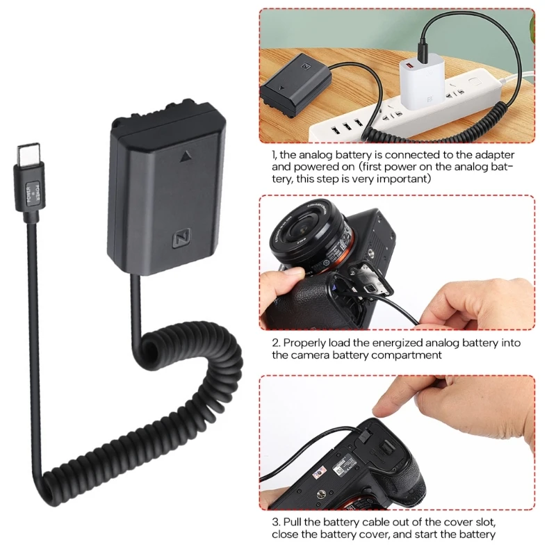 Адаптер питания от фиктивной батареи USB Type-C PD