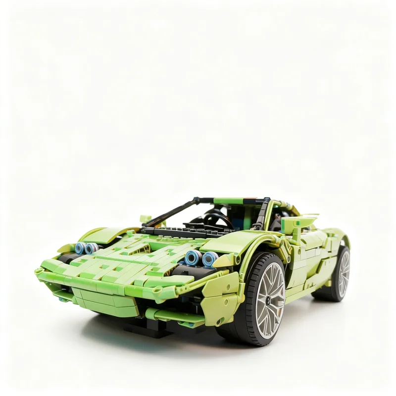 Фото 2626 деталей MOC McLaren F1: Техническая модель для сборки, конструктор, архитектурные игрушки, рождественский подарок, развивающая игрушка DIY для детей, кирпичики №1