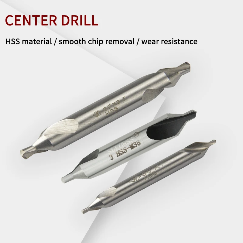 

Центр HSS сверла 60 градусов зенкер набор углов A1.0mm 1,5mm/2,0mm/2,5mm/3,5mm/4mm/5mm/6mm металлическое сверло