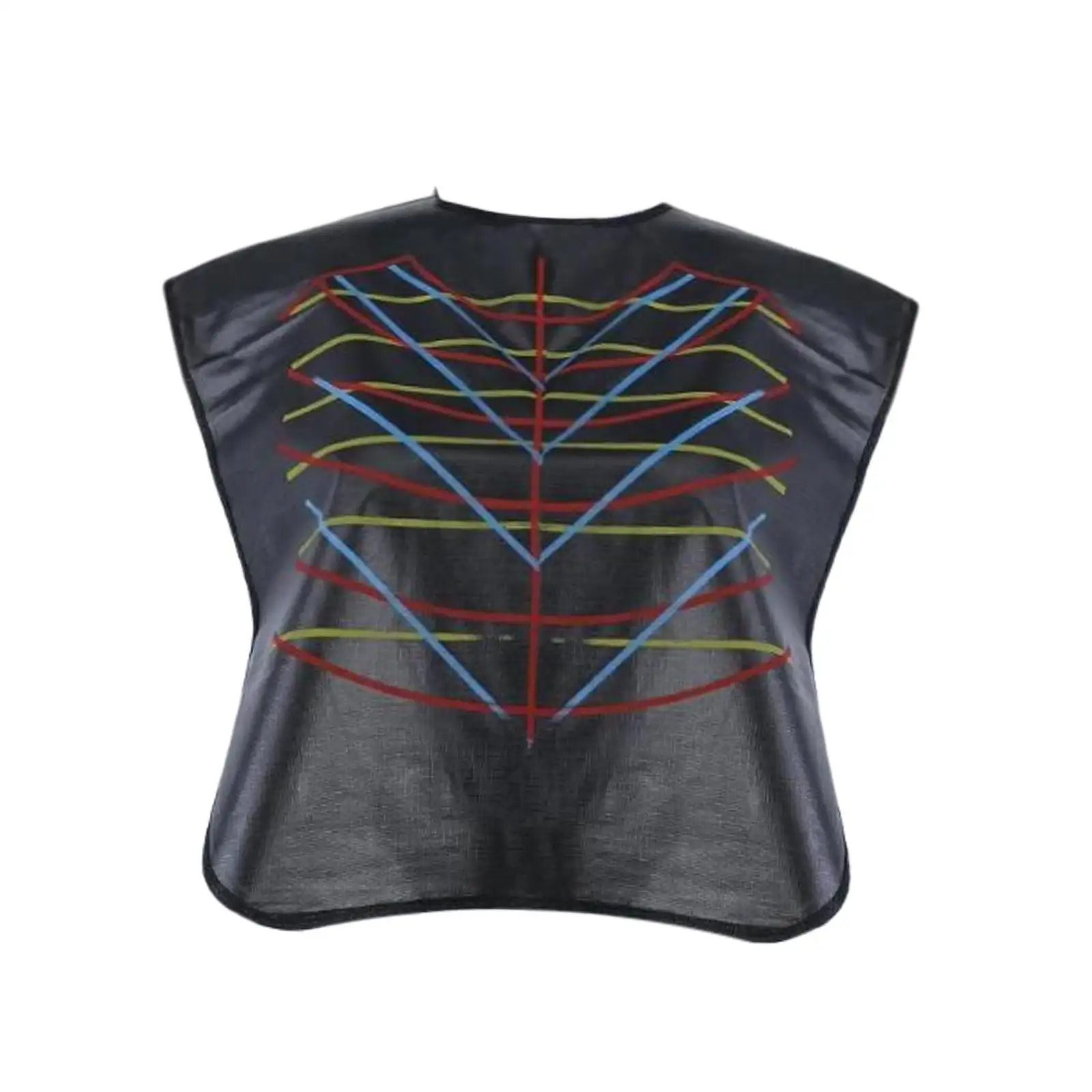 

Женская моющаяся шаль для окрашивания волос для парикмахерской, накидка для стрижки волос, накидка для шеи, черная защита