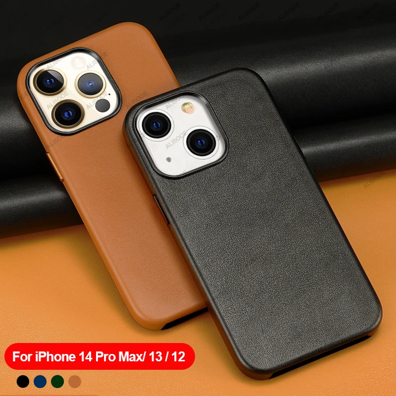 

Роскошный кожаный чехол для iPhone 14 Pro Max 13 Mini 13 12 11 X XS Max XR, Ультратонкий защитный чехол из искусственной кожи, чехлы