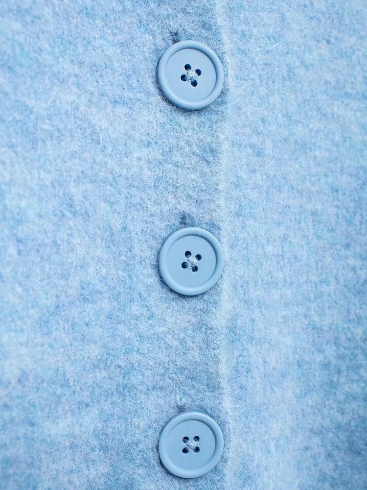 Новинка 2024 осенне-зимний женский однотонный вязаный свитер повседневный модный