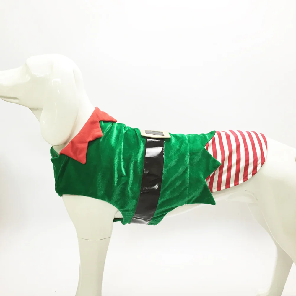 

Christmas Dog Costumecostumes Dogs Pet Elf Clothes Outfit Pug Santa Customes Cat Large Puppy Dress Claus Jumpsuit Suit Sweater