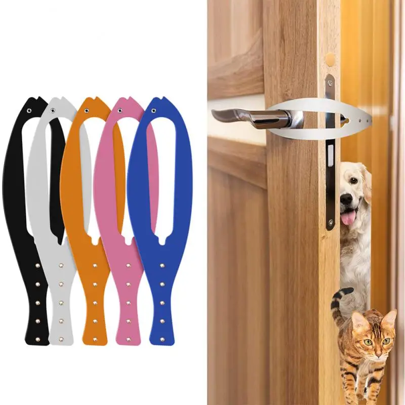 

Cat Door Holder Latch Adjustable Door Strap Good Toughness For Pet Cat Door Alternative Installs Fast Flex Strap Cat Accessories