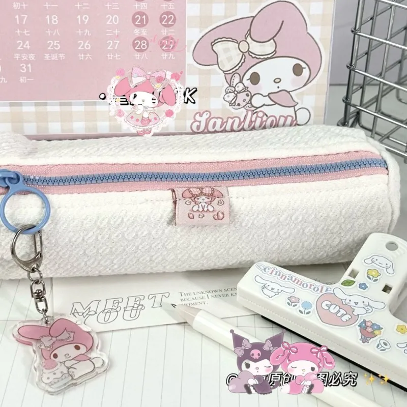 

Аниме мультфильм Mymelody пенал кавайная кукла брелок кулон большой емкости студенческие канцелярские принадлежности сумка для хранения детс...