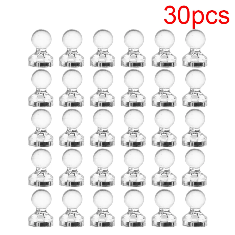 Прозрачные магнитные кнопки, набор из 10 штук