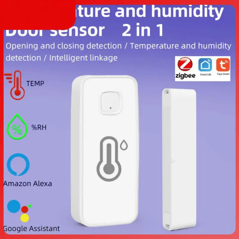 

Zigbee Door Sensor Tuya Remote Control Temperature And Humidity Detector Universal 2 In 1 Detecter Smart Life