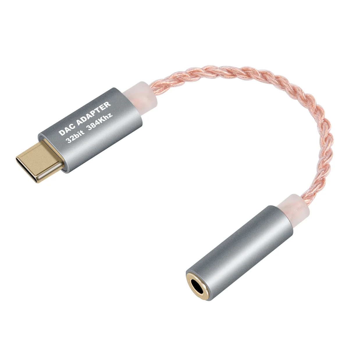 32 бит 384 кГц зеркальный до 3 5 мм DAC цифровой аудио адаптер чип ALC5686 позолоченный 1U
