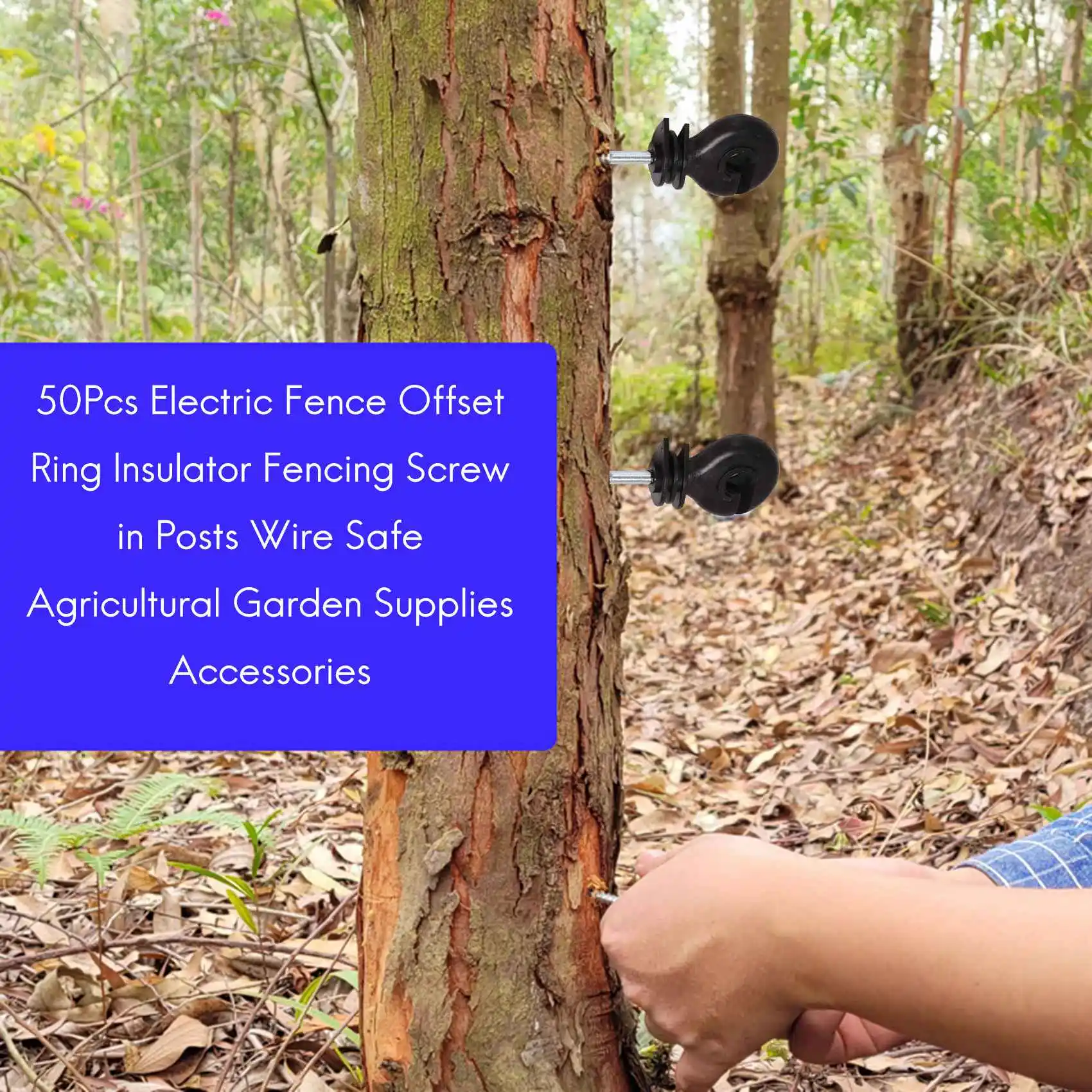 

Изоляционное кольцо для электрического забора, 50 шт.