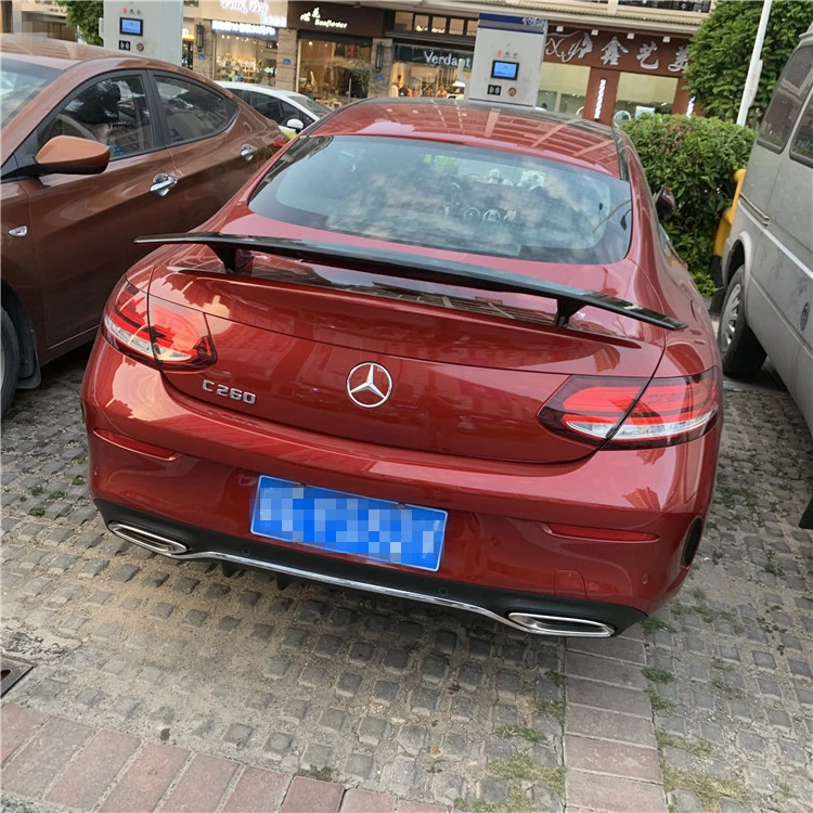 Спойлер для W205 Coupe 2015-2018 спойлер Mercedes-Benz C-class из АБС-пластика цветное заднее крыло