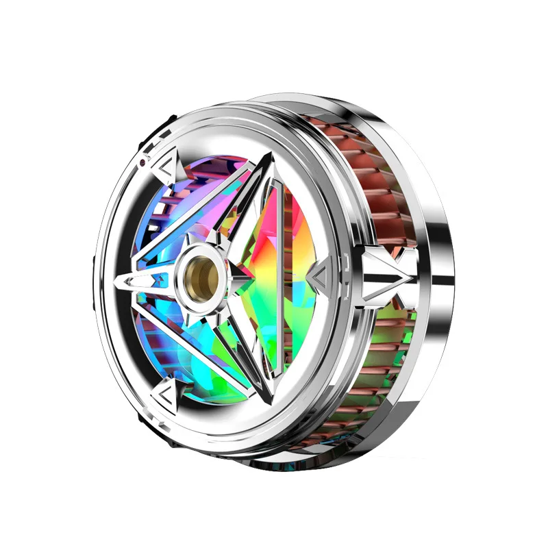 

Fast Cooling Quick Cooling Fan Universal Magnetic Cooler Rgb Cell Phone Cool Heat Sink Silent Cooler Magnetic Game Cooler System