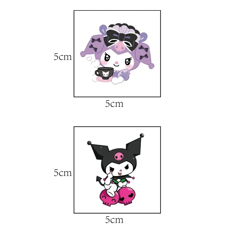 20 шт./набор наклейки для татуировок Sanrio Kuromi