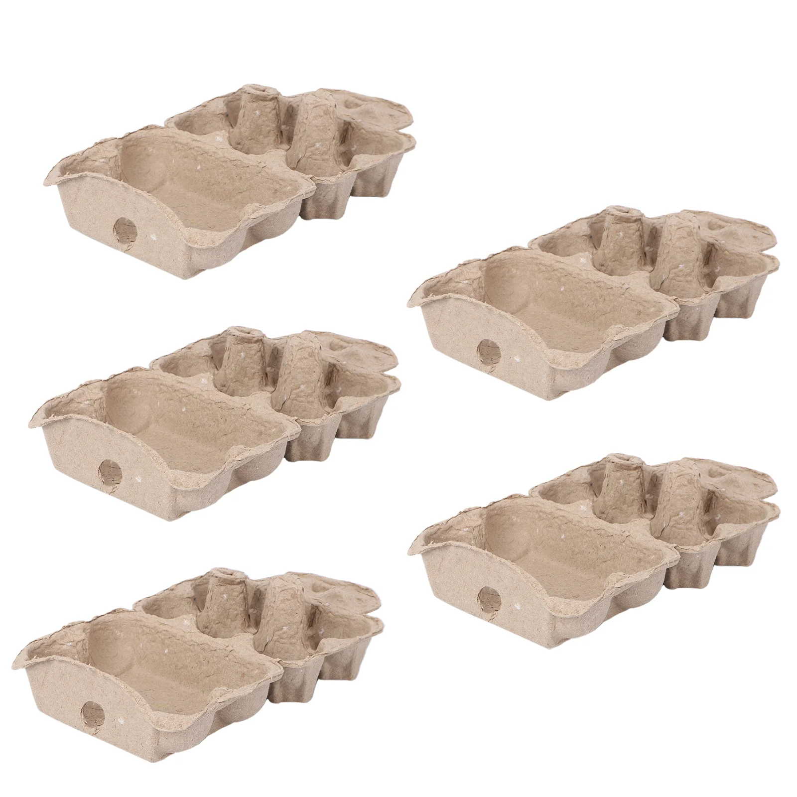 

5pcs Folding Egg Holder Tray Egg Carton Chicken Farm Egg Storage Portable Tray Box Carton Tray Bulk 6 Grid