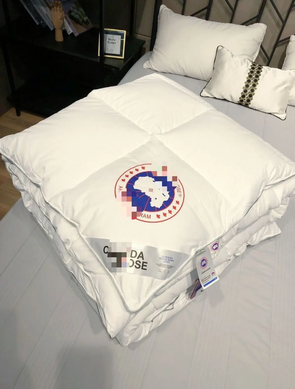 

Пуховое одеяло из чистого хлопка с толстым теплым гусиным утиным пухом для осени и зимы, стеганое одеяло с перьями