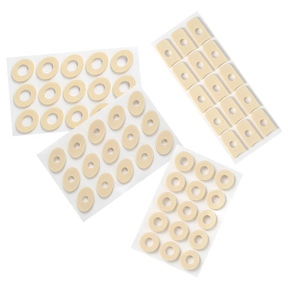 

4 Sheets Latex Corn Stickers Foot Protectors Feet Toe Callus Pad Care Patch Sponge Self-adhesive