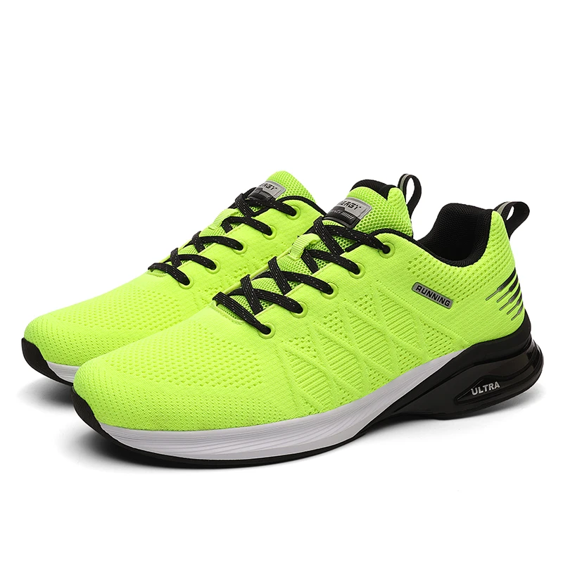 Plus Size 39-50 Men Running Shoes Breathable Men Sneakers Light Sport Shoes Soft Walking Shoes Plus Size Tenis Masculino