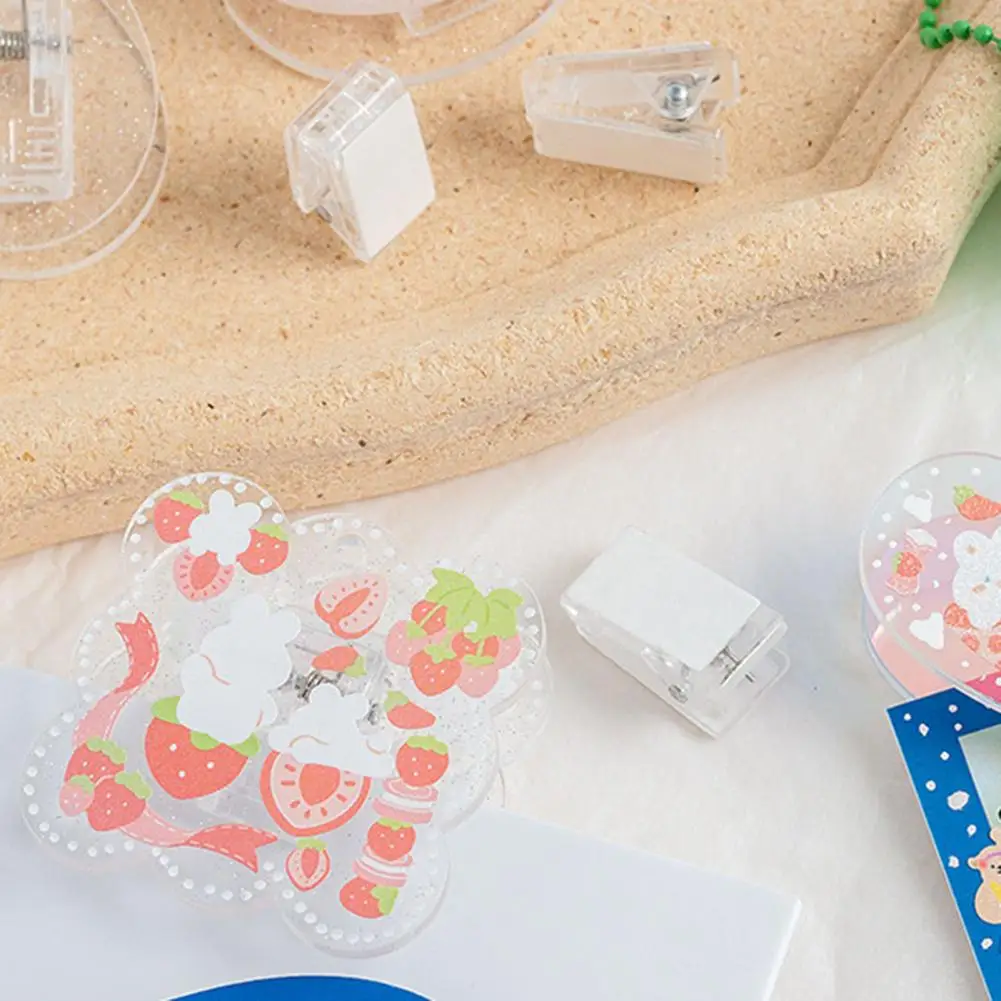 Зажимы для бумаг компактные универсальные самоклеящиеся 50 шт.