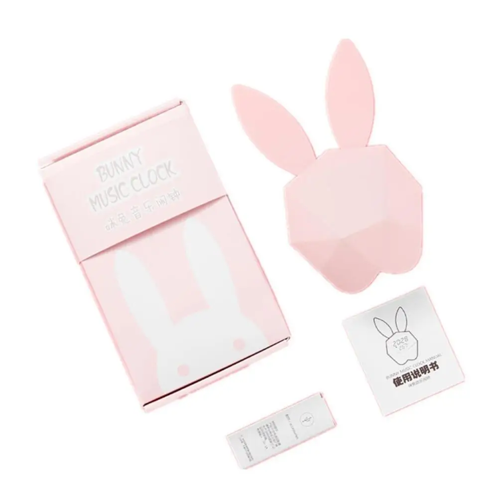 Новинка ночник-будильник в виде кролика светодиодная лампа для студентов с