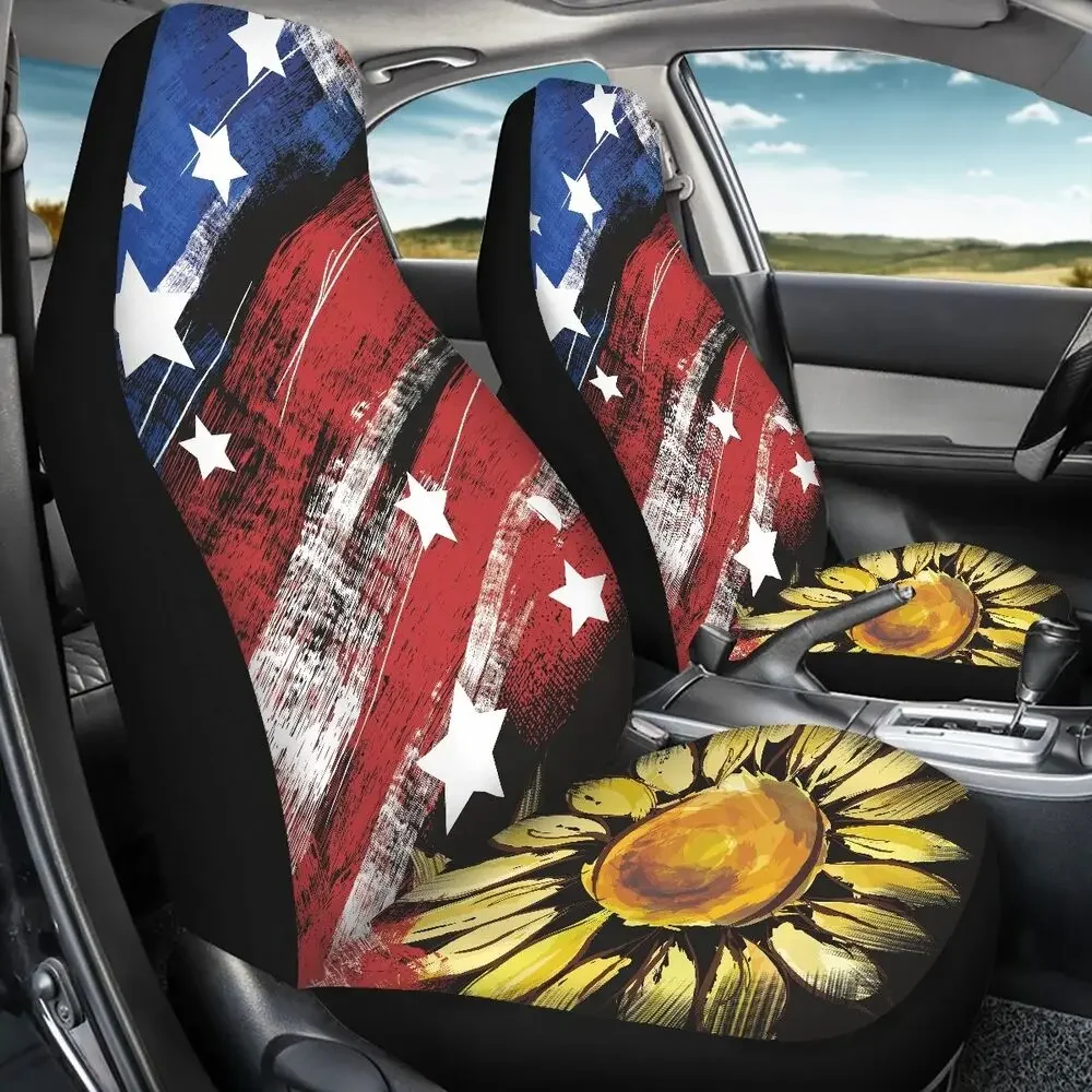 Чехлы на автомобильные сиденья американские передние комплект из 2 предметов