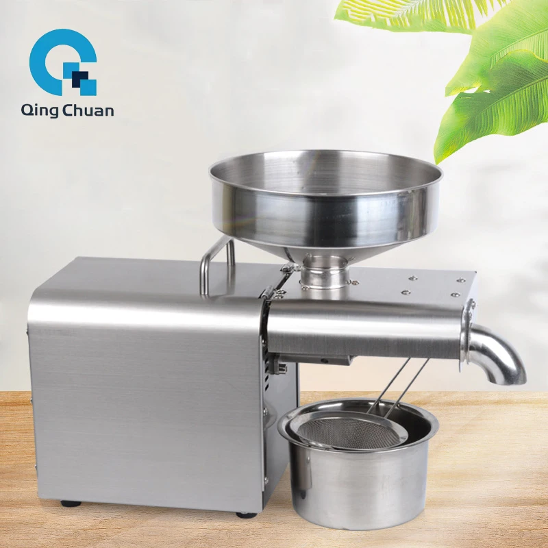 Пресс для масла X3 холодная домашняя соковыжималка семян арахиса нержавеющая