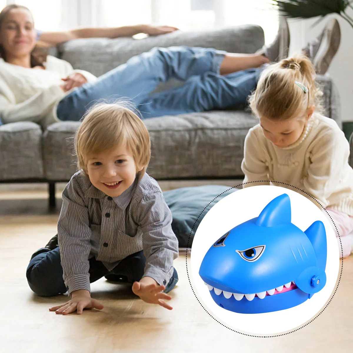 

Finger Biting Toys Shark Dentist Kids Playset Ocean Mouth Plastic Game Child Chew