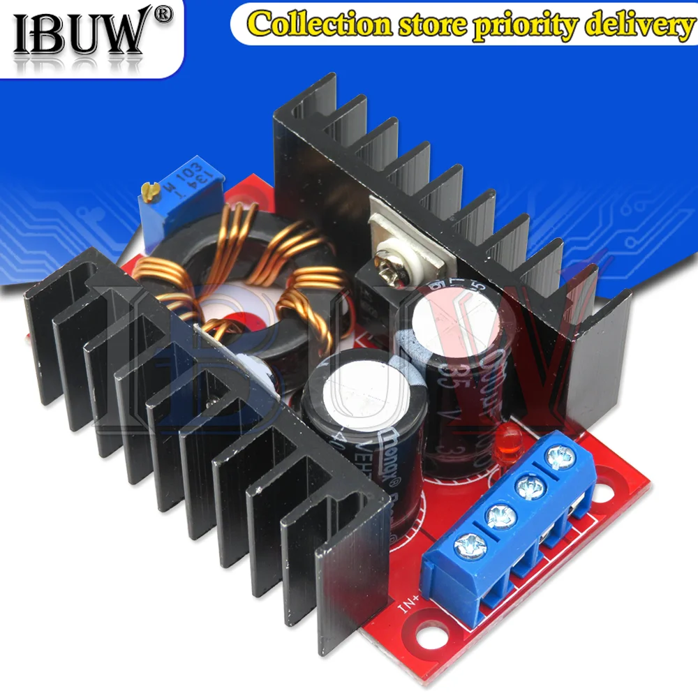 Повышающий преобразователь постоянного тока с 10-30 в до 12-35 В 150 Вт 10 А постоянный