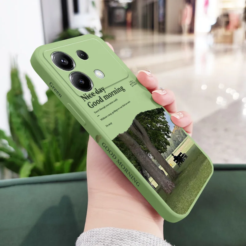 Чехол для телефона Green Meadow Xiaomi Poco X6 F6 M6 M5 M5S F5 X5 F4 X4 M4 F3 M3 X3 Pro 4G 5G GT Силиконовый чехол