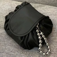 women cosmetic bag drawstring travel storage makeup bag organizer female make up pouch portable toiletry beauty case