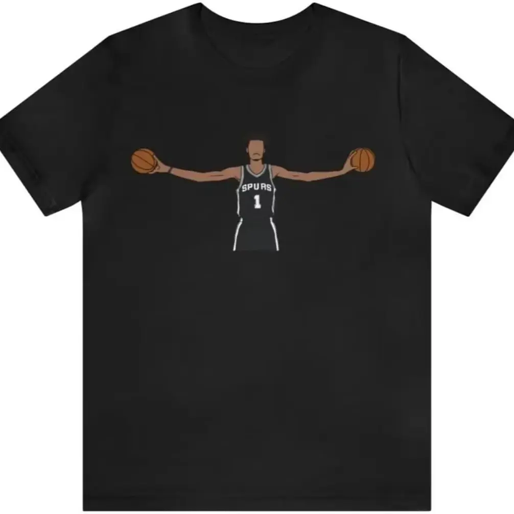 Фото Футболка Victor Wembanyama Wingspan San Antonio (США, Альфа, Средний, Обычный, Обычный, Черный) №1