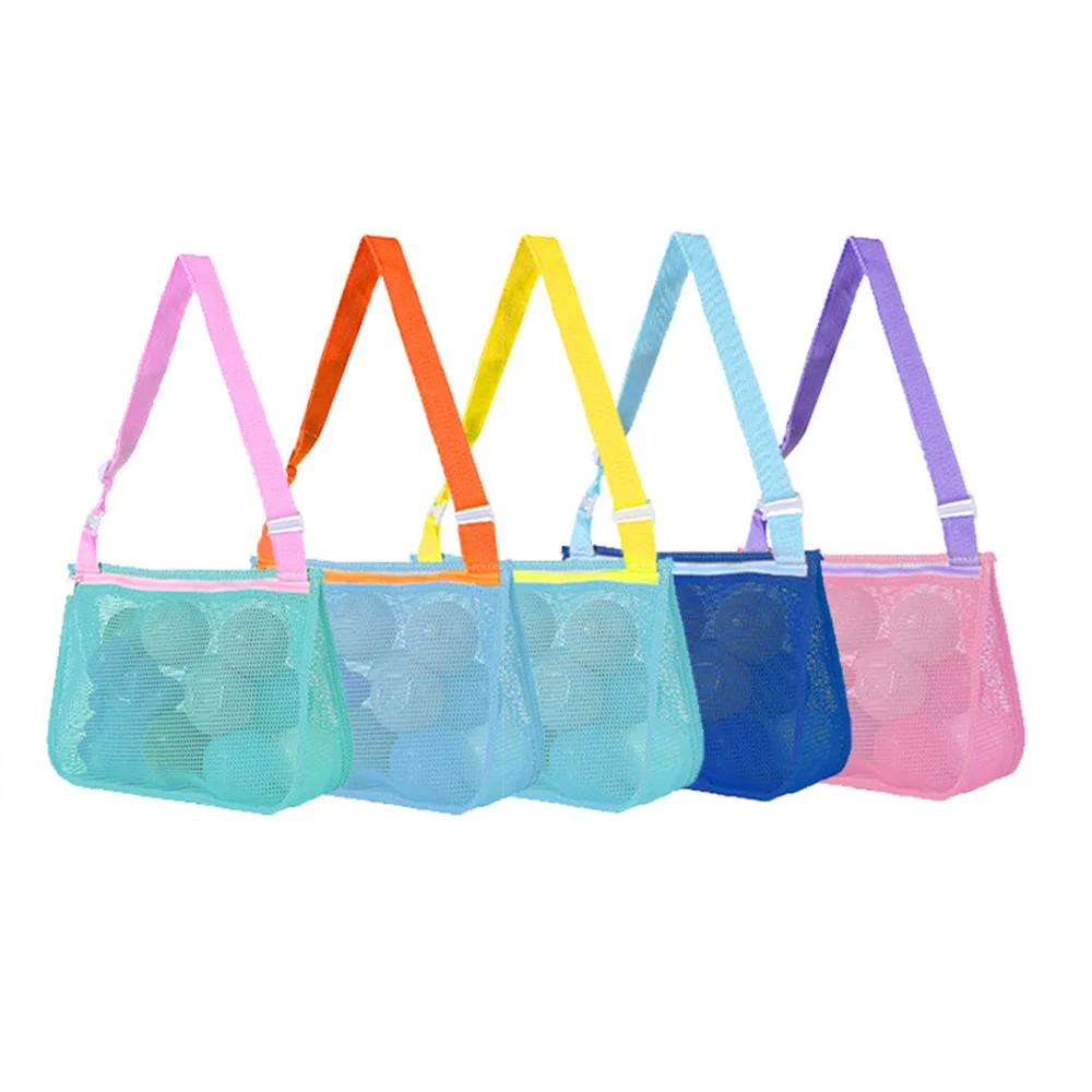 

Аксессуары для плавания, Пляжная игрушечная Сетчатая Сумка, Портативный многоцветный пляжный сетчатый рюкзак, органайзеры для всякой всячины, складной органайзер из полиэстера