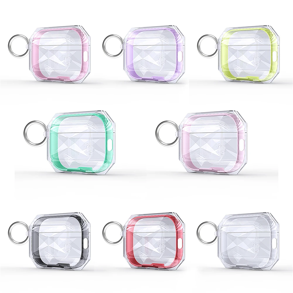 

Clear Earphone Cases For Airpods Pro 2 3 2 1 Support Wireless Charging Soft Protective Cover Wireless Bluetooth Earbuds Casing