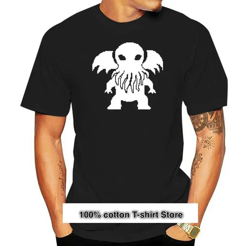 

Camiseta negra para adulto 8-Bit Cthulhu