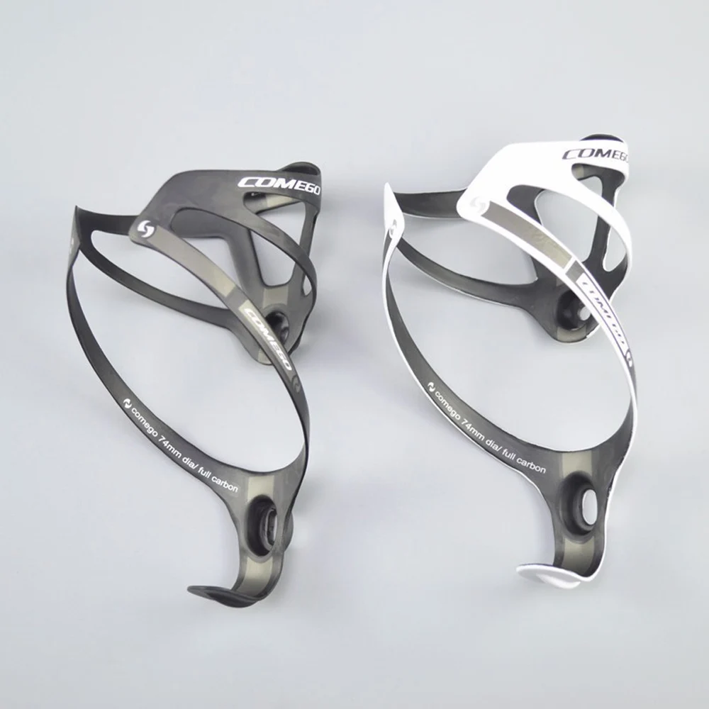 2 PCS Full Carbon Bottle Holder 16g Bike Bicycle Water Cage 72mm Mountain Bike / Road Bike Drink Water Bottle Cage Matte Finish