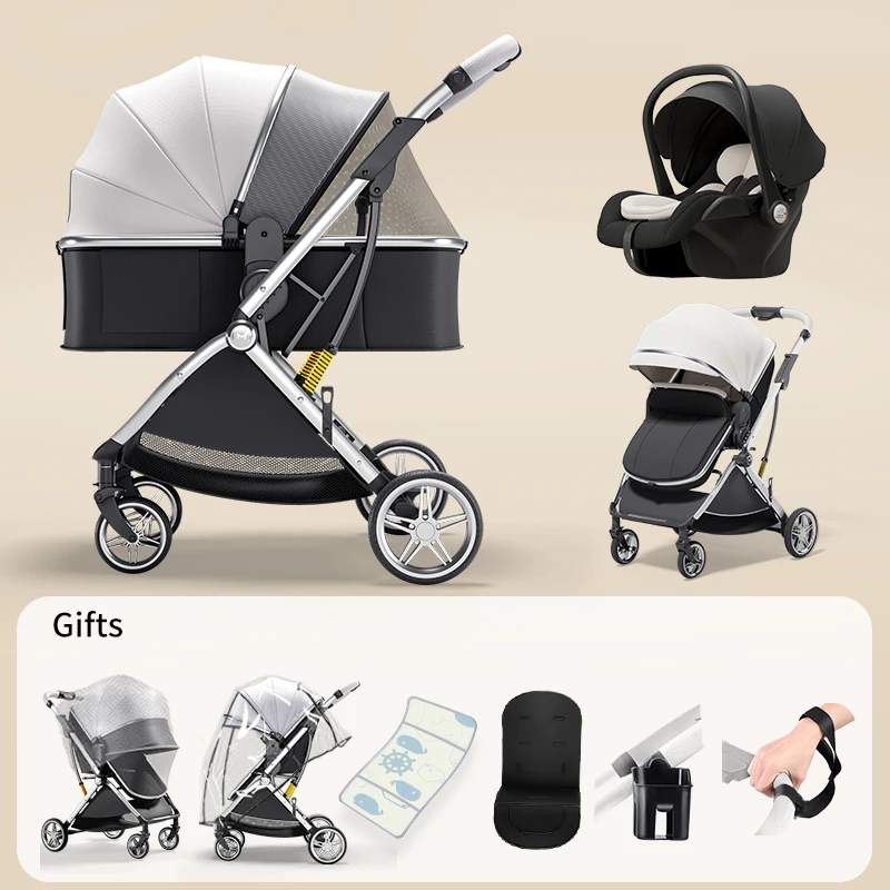 Многофункциональная детская коляска 3 в 1