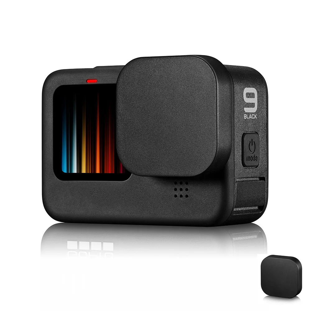

1X Soft Silicone Lens Cap for Gopro Hero 11 10 9 Black Anti-drop Dust Resistance Lens Cover Protector for Gopro Hero 9 Camera