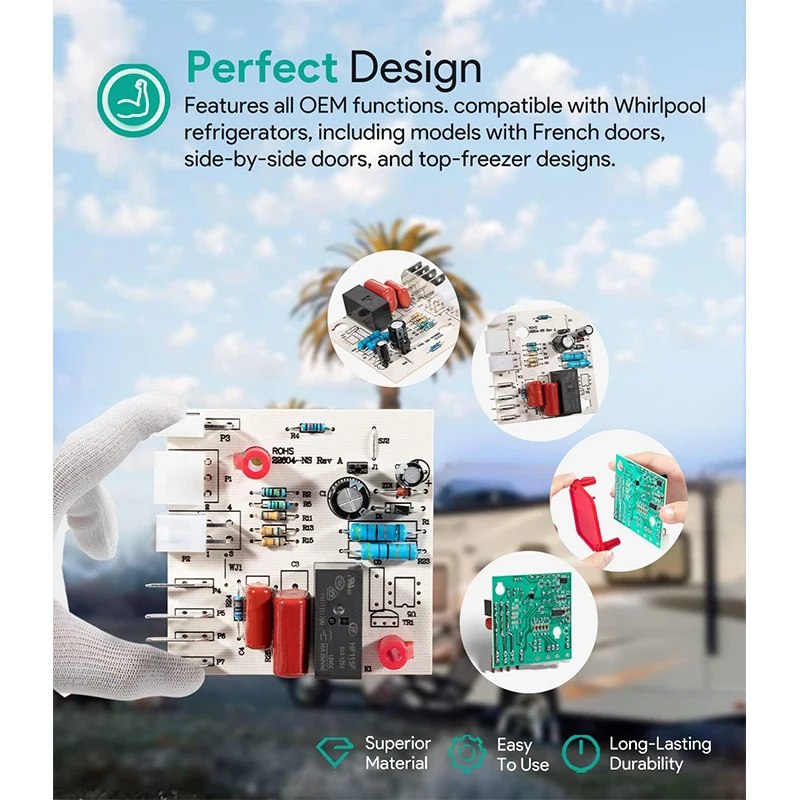 Электронная плата управления размораживанием холодильника комплект запасных