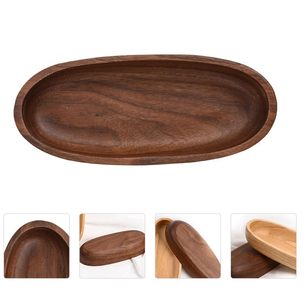

1Pc Tray Snack Plate Dish Dried Fruit Tray Ship Type Tray for Home Party