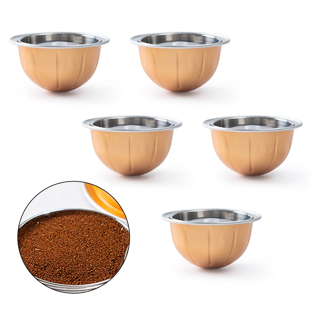 

For Use Only With Vertuo Next Vertuoline Reusable Stainless Steel Capsule Refillable Coffee Filter With Original Pod