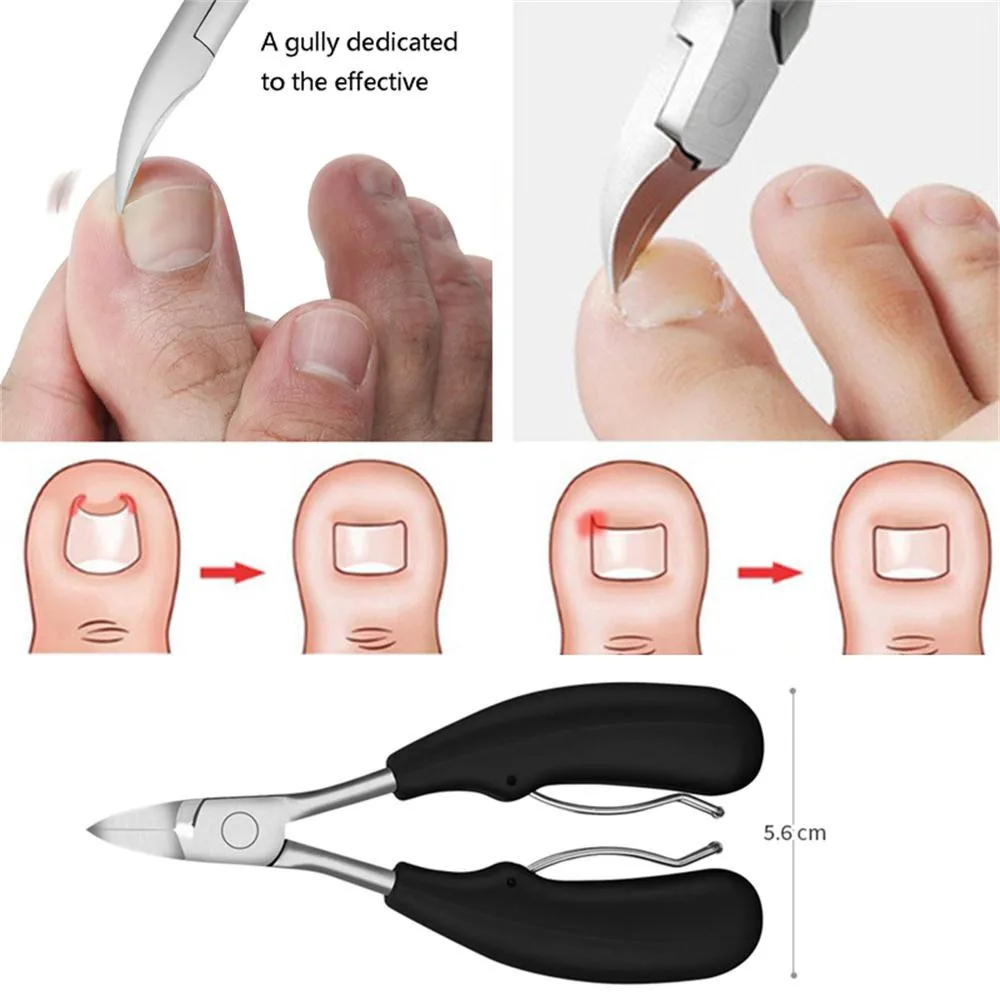 

1pcs Feet Care Podiatry Toe Nail Clippers Cutter Trimmer Professional Manicure Nail Tool Paronychia Nippers Clipper Cutters For