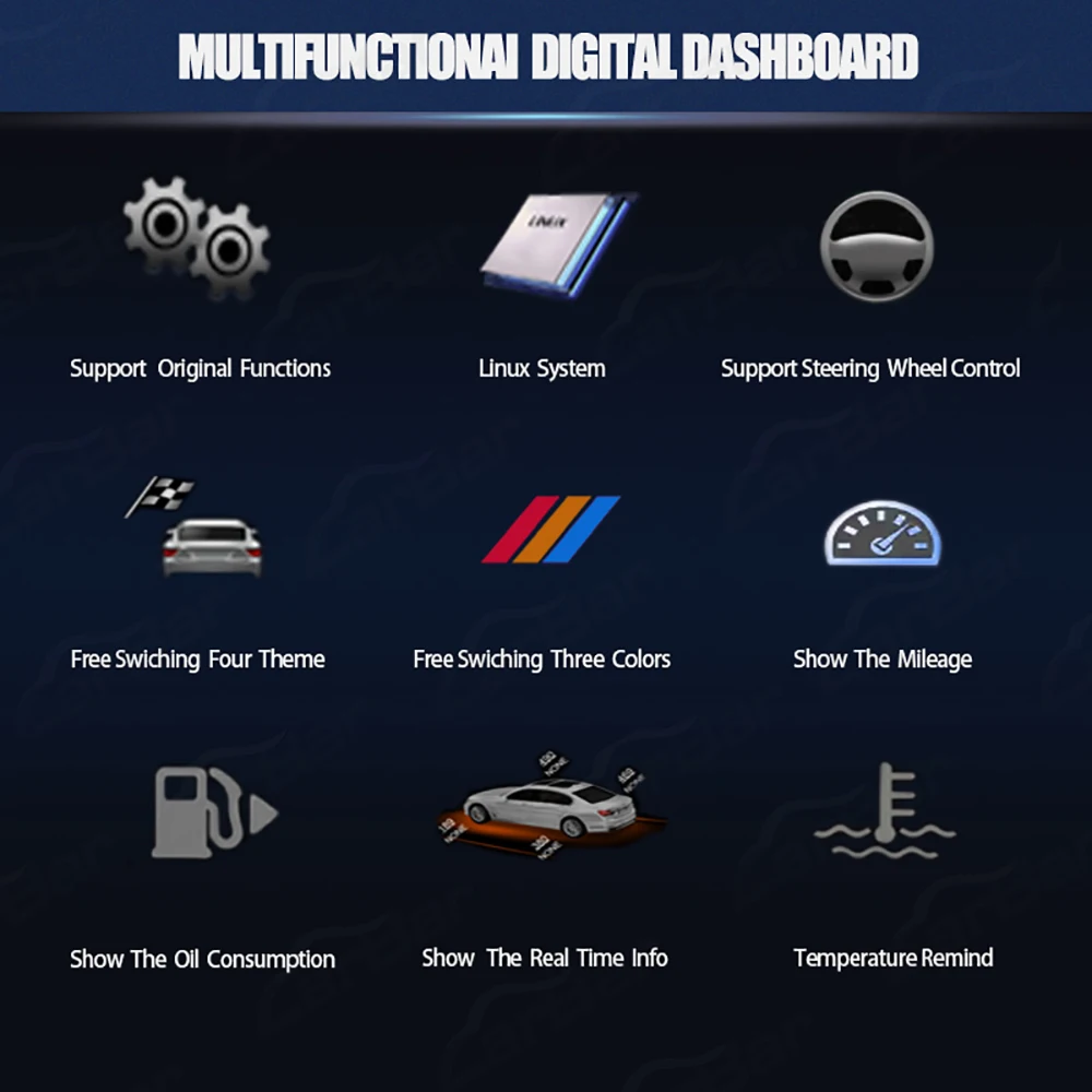 Carbar новое обновление ЖК-цифровая приборная панель кластер для BMW 3 серии F30 F31 2013-2020