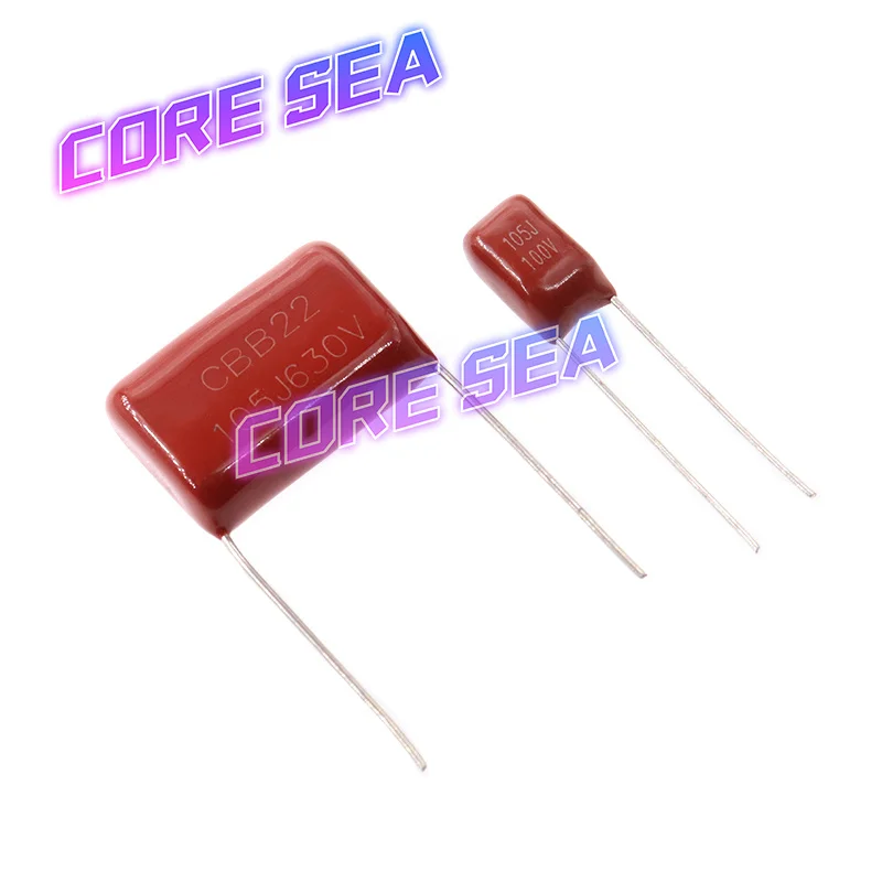 

Металлический пленочный Конденсатор CBB 105J 1UF 100V 400V 630V полипропиленовый пленочный конденсатор