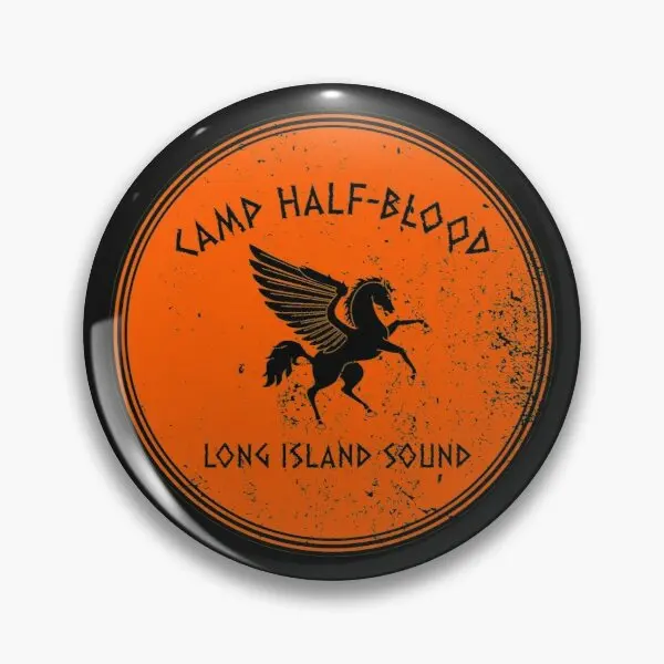 Настраиваемая мягкая булавка для пуговиц с полукровяным логотипом модная