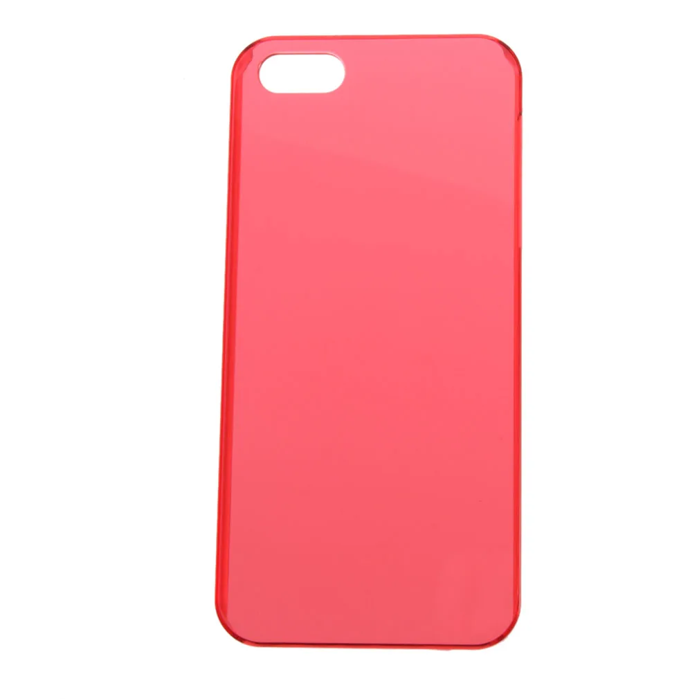 Новый гладкий прозрачный пластиковый жесткий защитный чехол-накладка для Apple iPhone